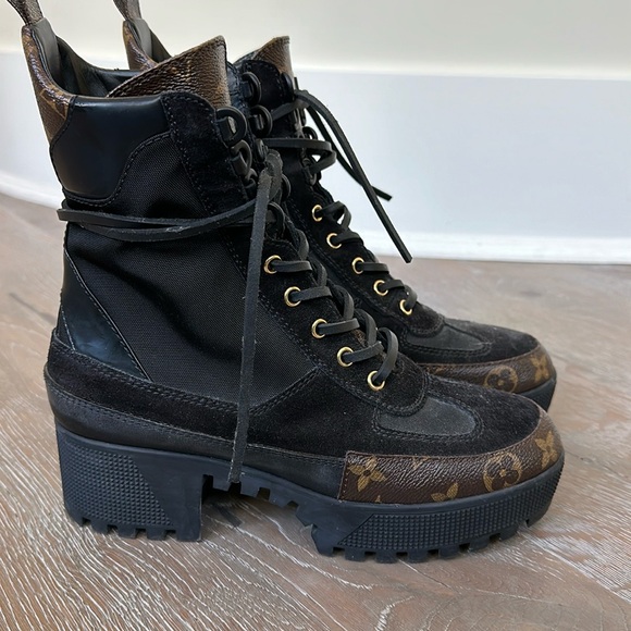 Louis Vuitton platform boot monogram - Picture 2 of 5
